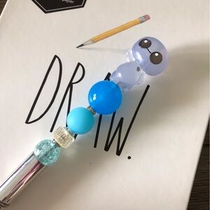 Disney Doorables: Big Hero 6: Baymax handmade beaded pen